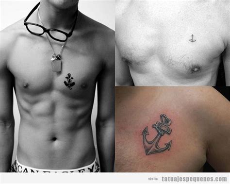 tatuajes pequeos en el pecho hombre|Tatuajes hombres pecho pequeños